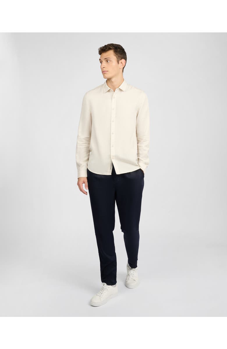 Onia Lyocell Long Sleeve Shirt, Alternate, color, Stone