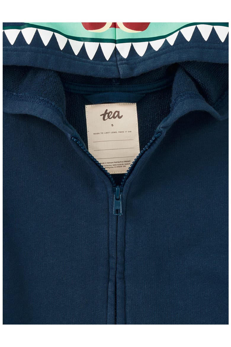 Dragon Hood Easy Fit Hoodie, Alternate, color, Bedford Blue