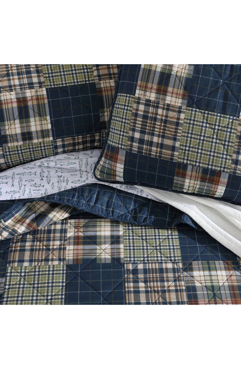 Eddie Bauer Madrona Plaid Cotton Quilt 3-Piece Set, Alternate, color, 