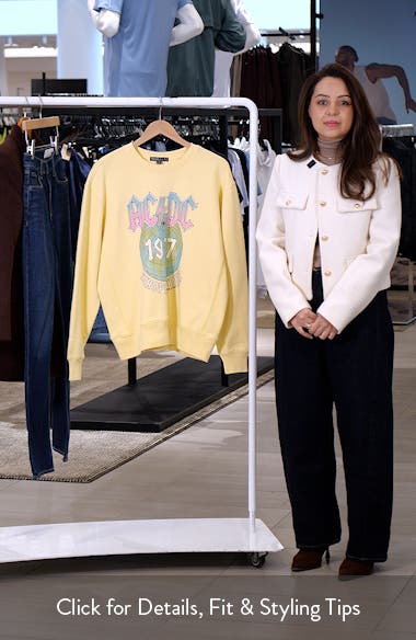 Vinyl Icons AC/DC Graphic Sweatshirt (Women) | Nordstrom