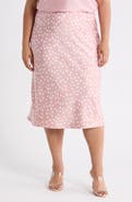 Renee C Polka Dot Print Maxi Skirt
