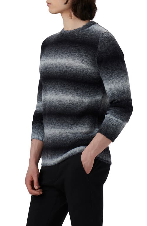 Bugatchi Gradient Stripe Sweater In Gray