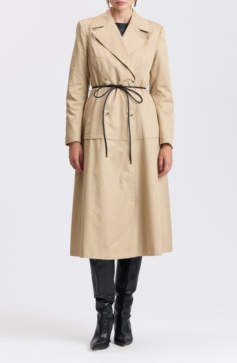 Hourglass Maxi Trench Coat