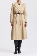 Avec Les Filles Hourglass Maxi Trench Coat