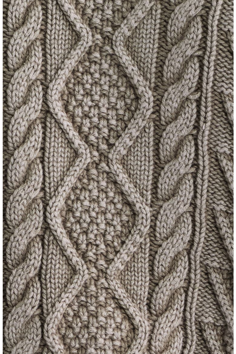 Shawl Collar Cable Knit Cardigan, Alternate, color, OLIVE