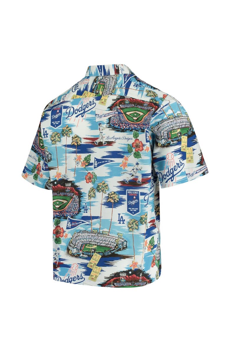 Reyn Spooner Los Angeles Dodgers Reyn Spooner Scenic Button-Up Shirt - Royal, Alternate, color, 