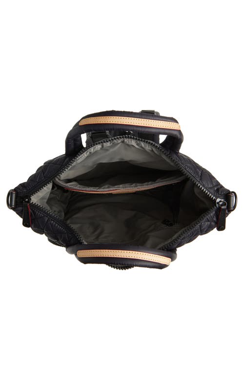 Mz Wallace Medium Utility Quilted Nylon Backpack In Black