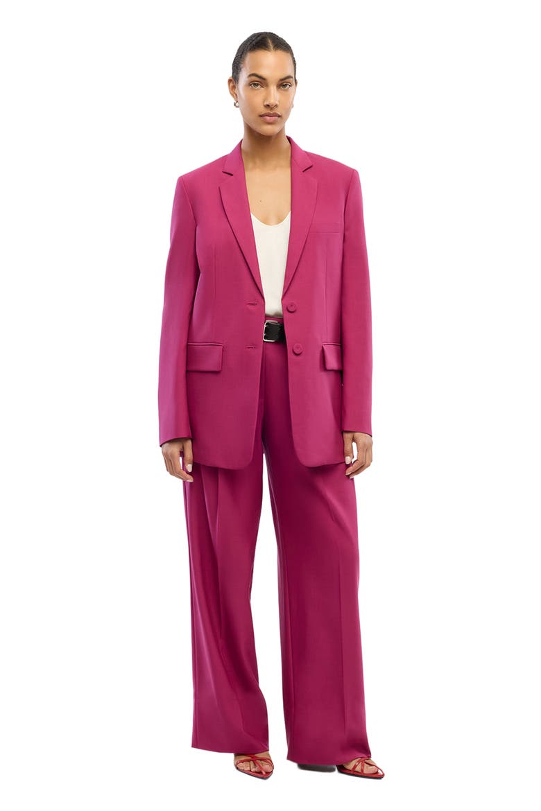 Oversized Blazer, Main, color, MAGENTA