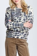 APNY Monochrome Reptile Crewneck Sweater