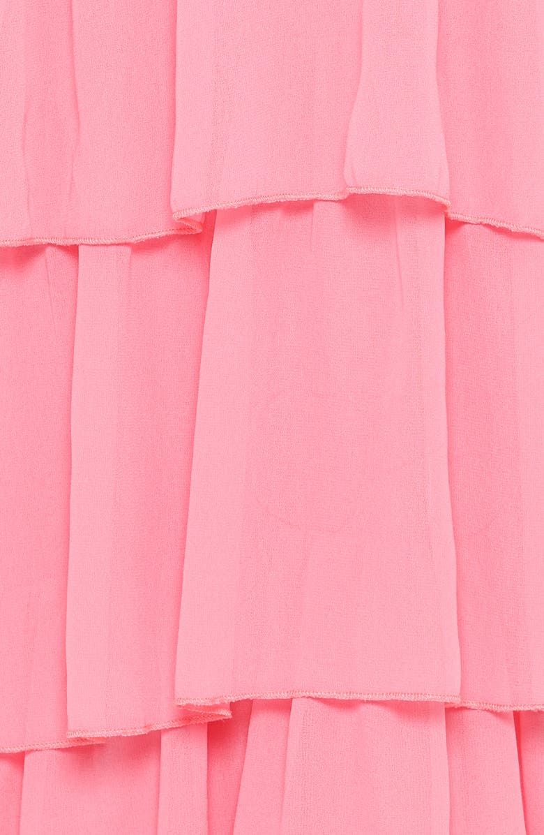 Petal & Pup Peachester Strapless Tiered Maxi Dress, Alternate, color, Coral