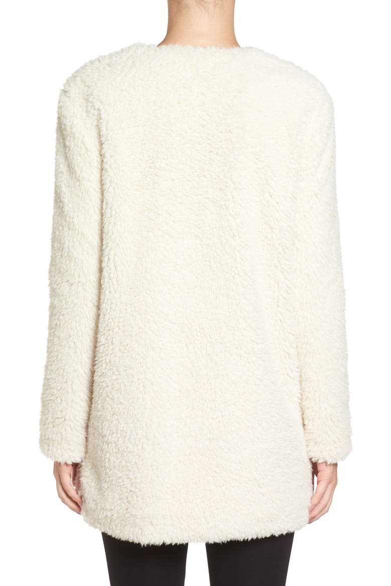 BB Dakota Merrill Faux Fur Jacket, Alternate, color, IVORY