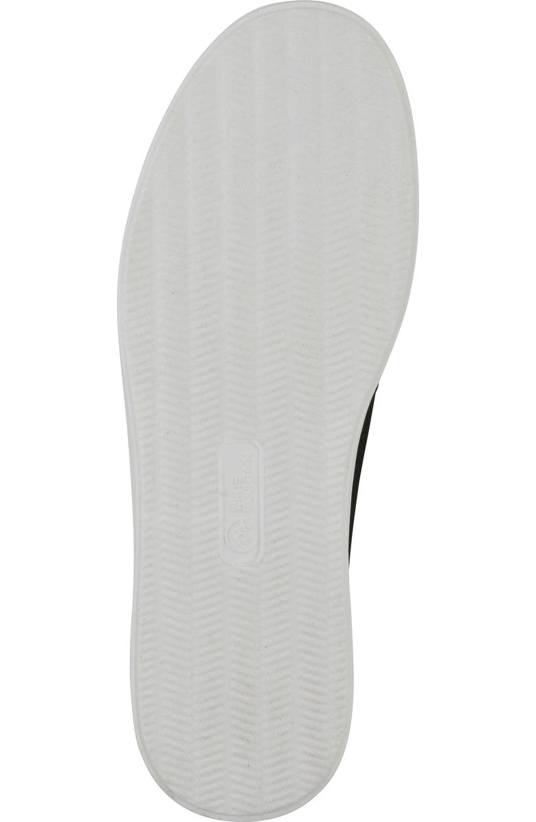 White Mountain Footwear Upright Woven Slip-On Sneaker, Alternate, color, Black Fabric