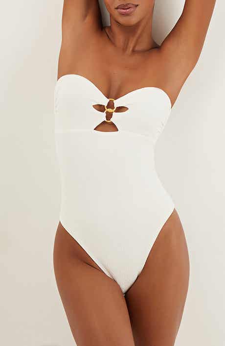 ViX Paula Hermanny Firenze Jolie Strapless One-Piece Swimsuit