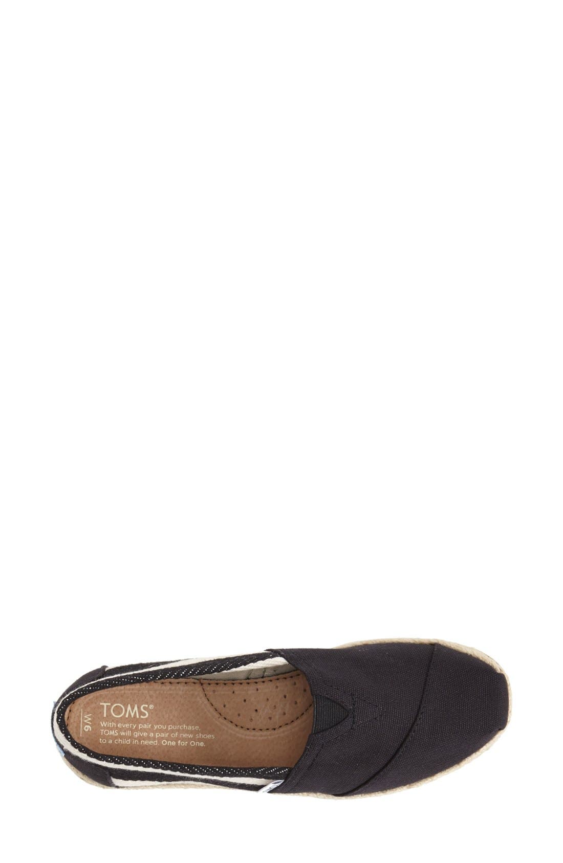 TOMS 'Classic - University Stripe' Slip-On, Alternate, color, 