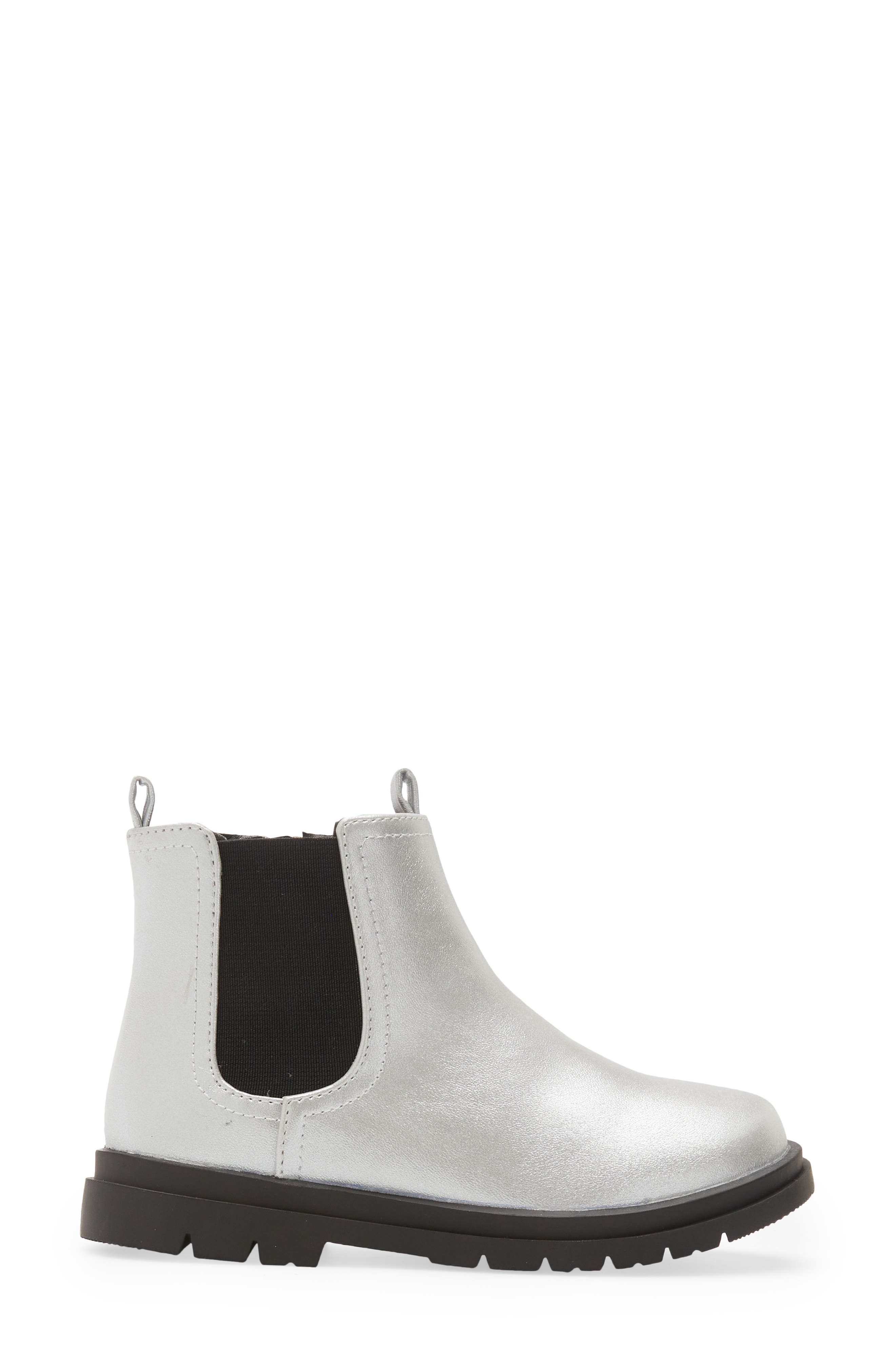 Zoey Chelsea Boot, Alternate, color, SILVER METALLIC