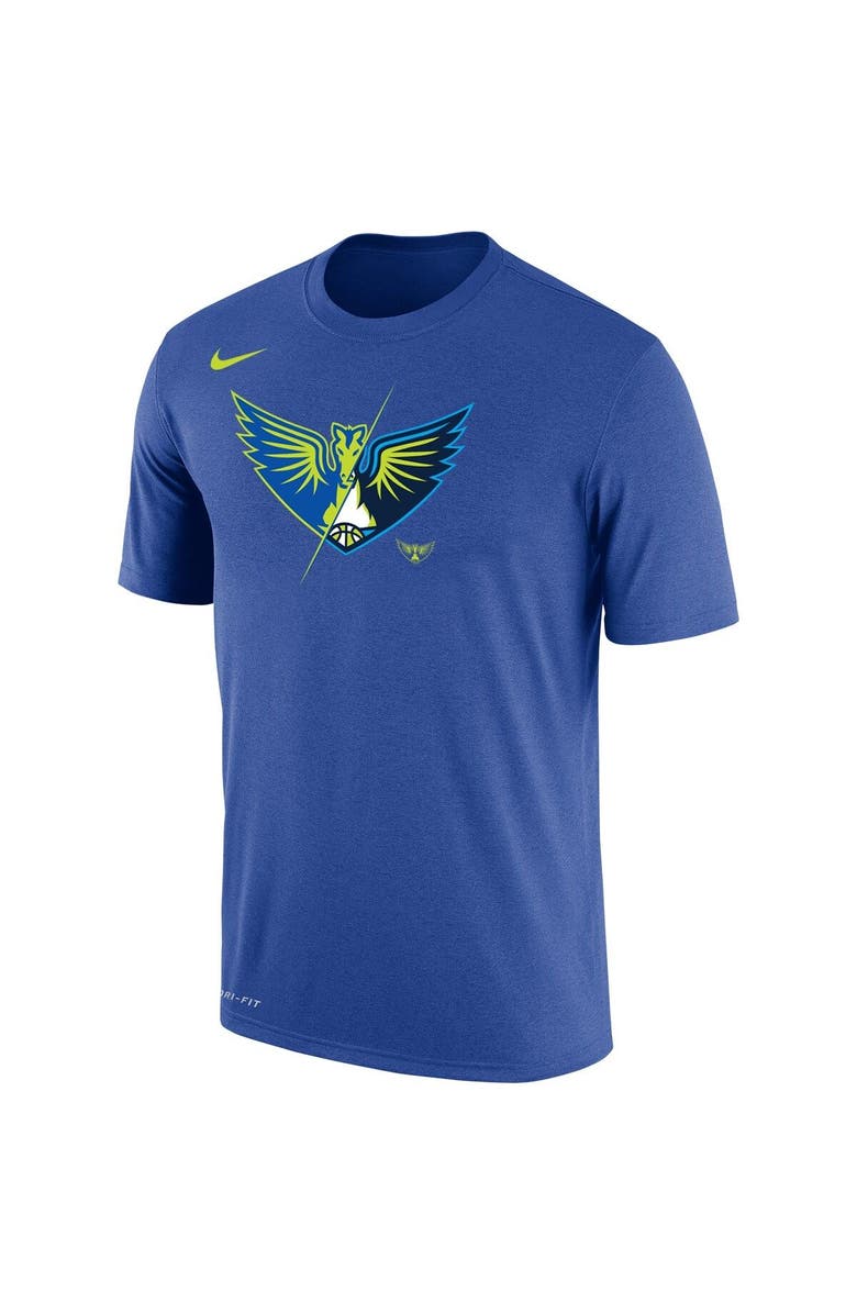 Nike Unisex Nike Blue Dallas Wings Split Logo Performance T-Shirt, Alternate, color, 