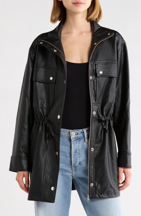 Angelina Faux Leather Jacket