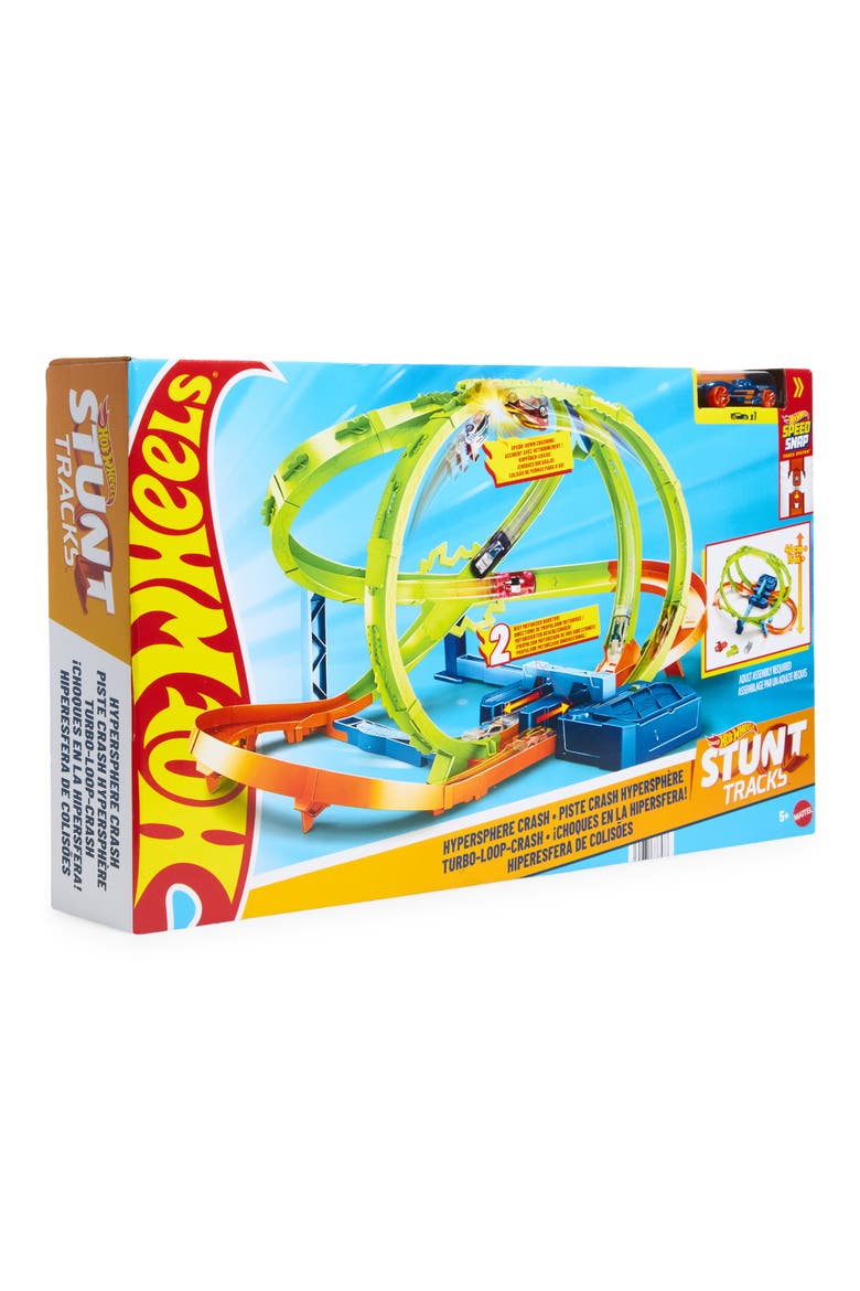 Stunt Tracks Hypersphere Crash Playset, Main, color, HYPERSHERE