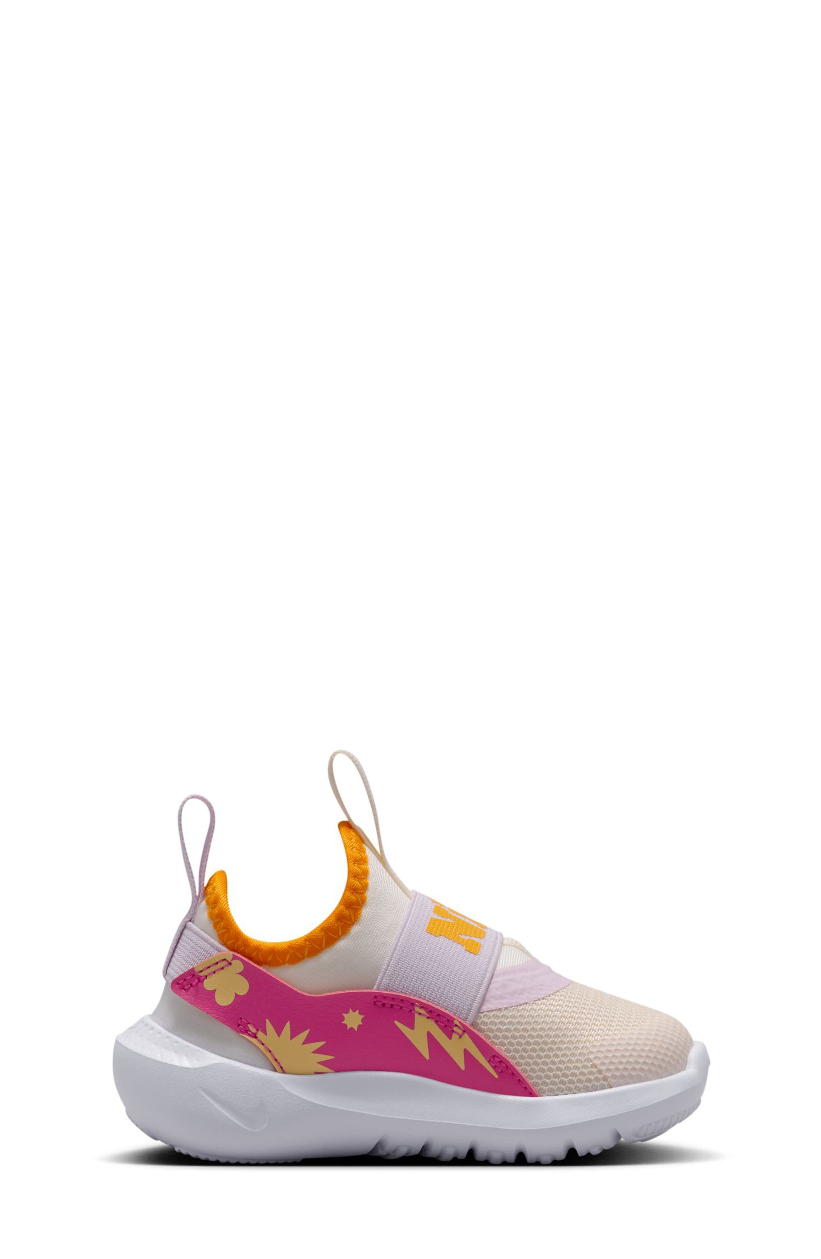 Kids' Flex Runner Sneakers, Alternate, color, CHALK/ PINK/ TANGERINE