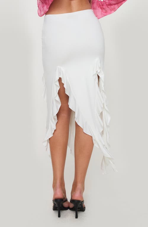 Princess Polly Peachey Asymmetric Ruffle Skirt