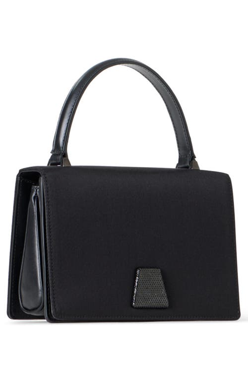 Akris Mini Alice Top Handle Bag In Black