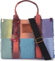 Kurt Geiger London Southbank Patchwork Denim Tote