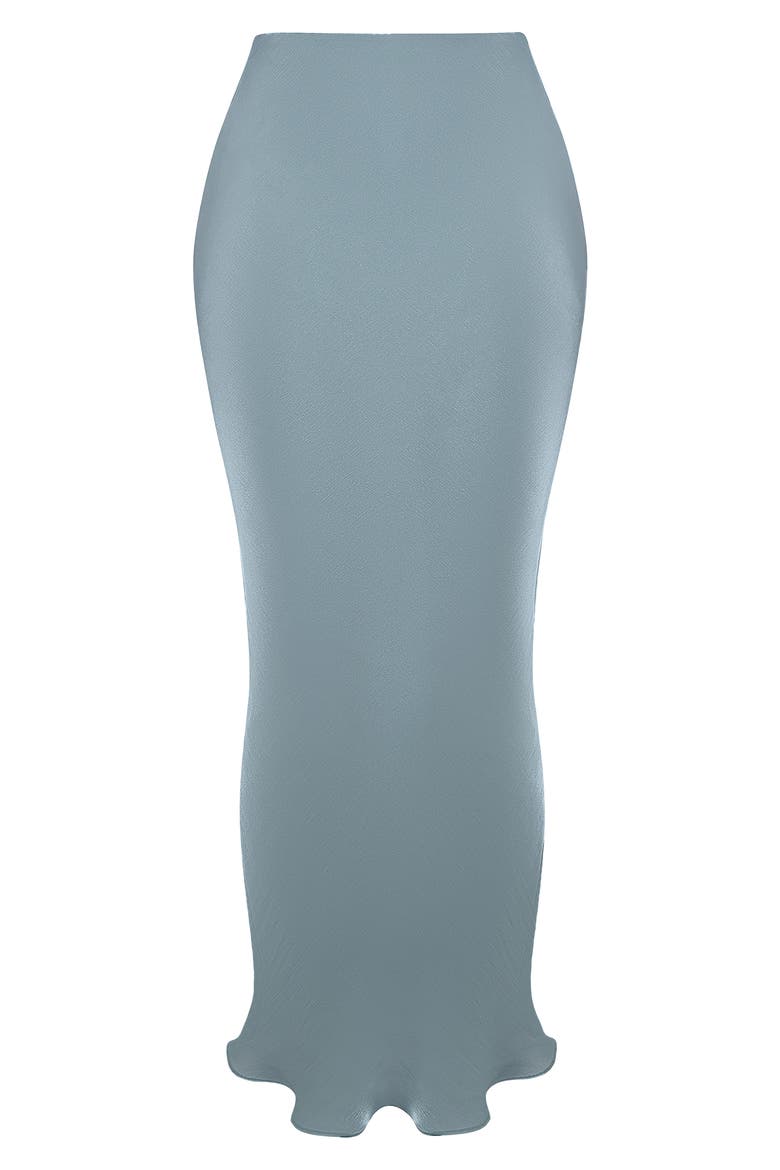 Amadi Shimmer Chiffon Maxi Skirt, Alternate, color, COOL BLUE