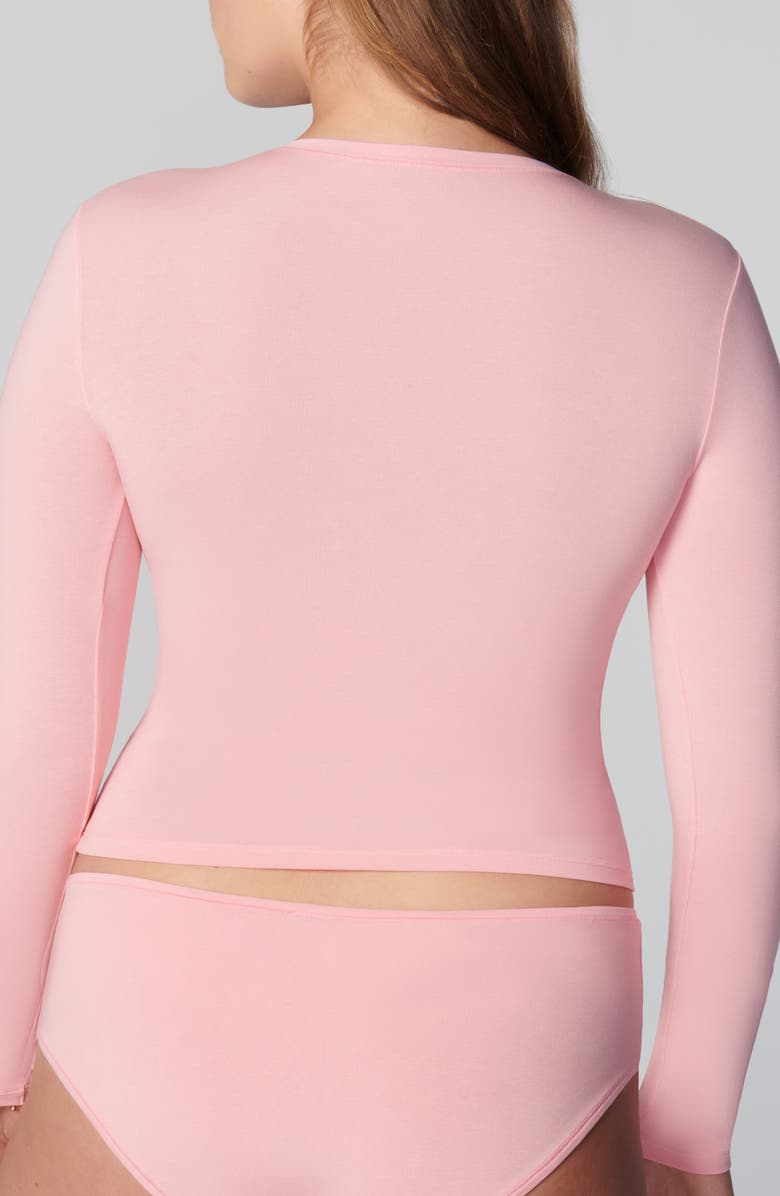 Florence by Mills Softie Cotton Blend Long Sleeve Top, Alternate, color, Cotton Candy