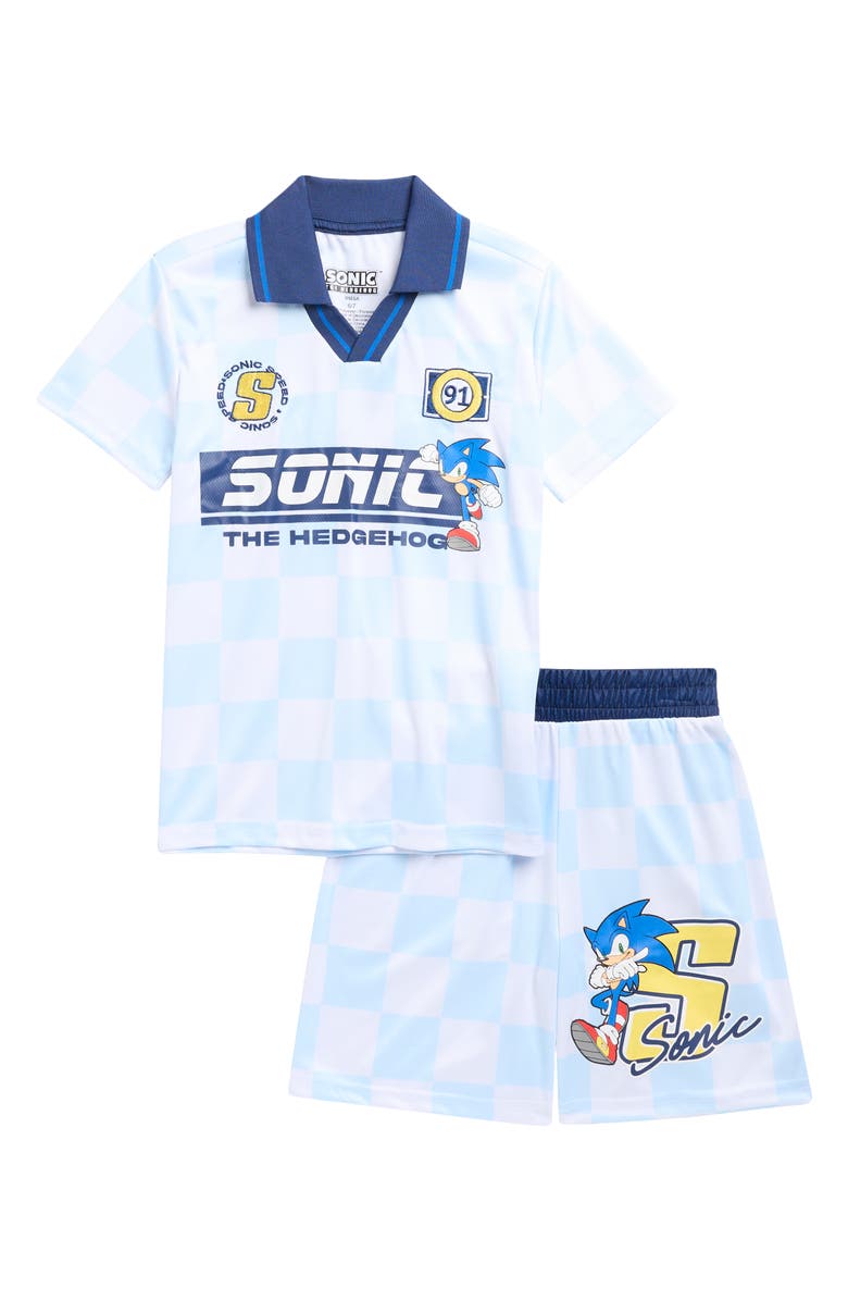 Freeze Kids' Sonic Polo & Shorts Set, Main, color, White
