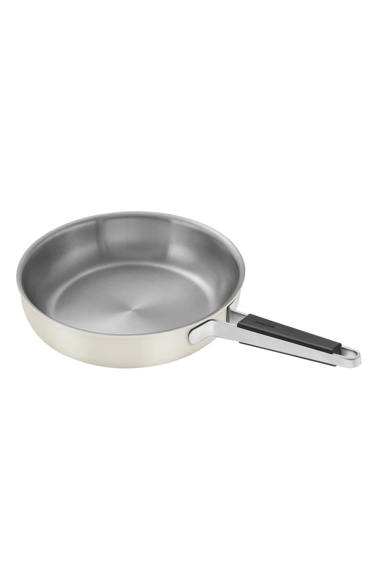 ZWILLING Pure 11-Inch Stainless Steel Ivory Sauté Pan, Main, color, Ivory White