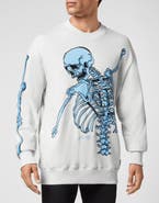 PHILIPP PLEIN Sweatshirt Ls Skeleton Men