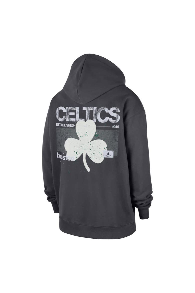 Men's Jordan Brand Anthracite Boston Celtics Statement Jumpman Flight Premiere Hoodie, Alternate, color, Anthracite