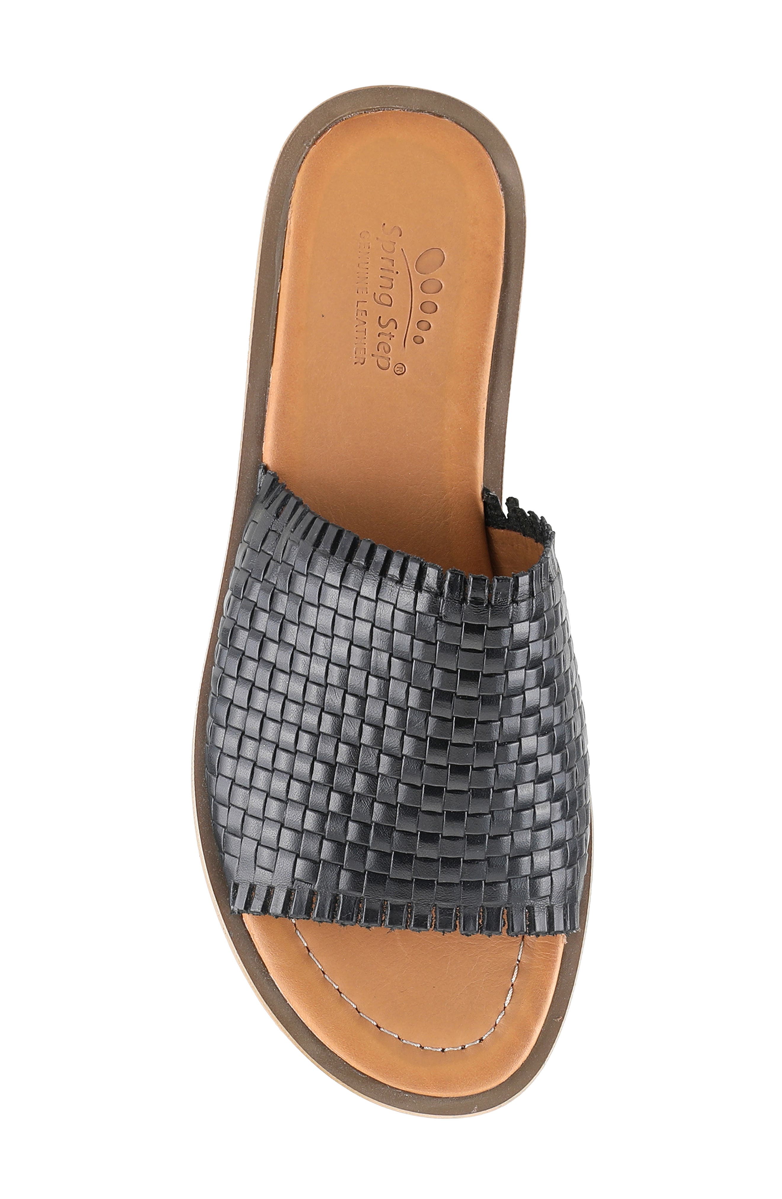 Spring Step Ginosa Slide Sandal, Alternate, color, Black