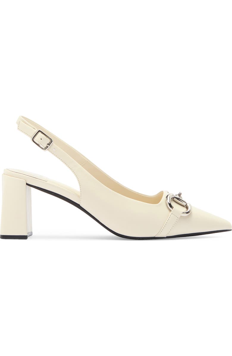 Jeffrey Campbell Office Bit Slingback Pump, Alternate, color, Ivory Gold