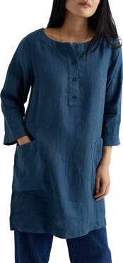 Seasalt Cornwall Harbour Wall Linen Tunic