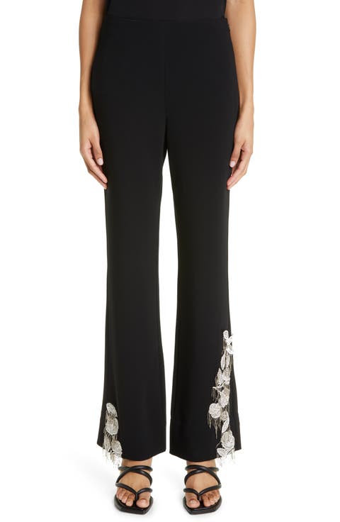 Candace Beaded Floral Detail Pants