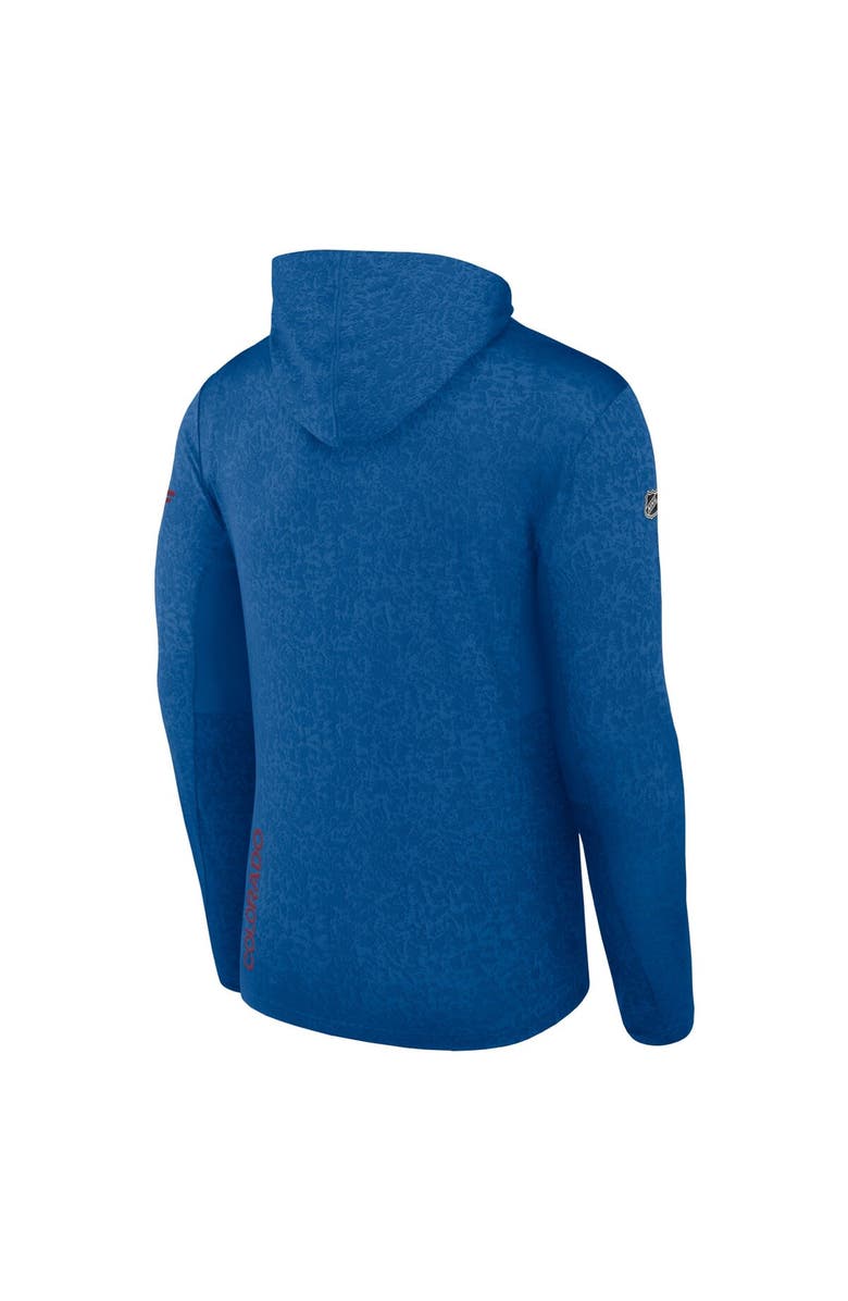 FANATICS Men's Fanatics Branded  Blue Colorado Avalanche Authentic Pro Lightweight Pullover Hoodie, Alternate, color, 