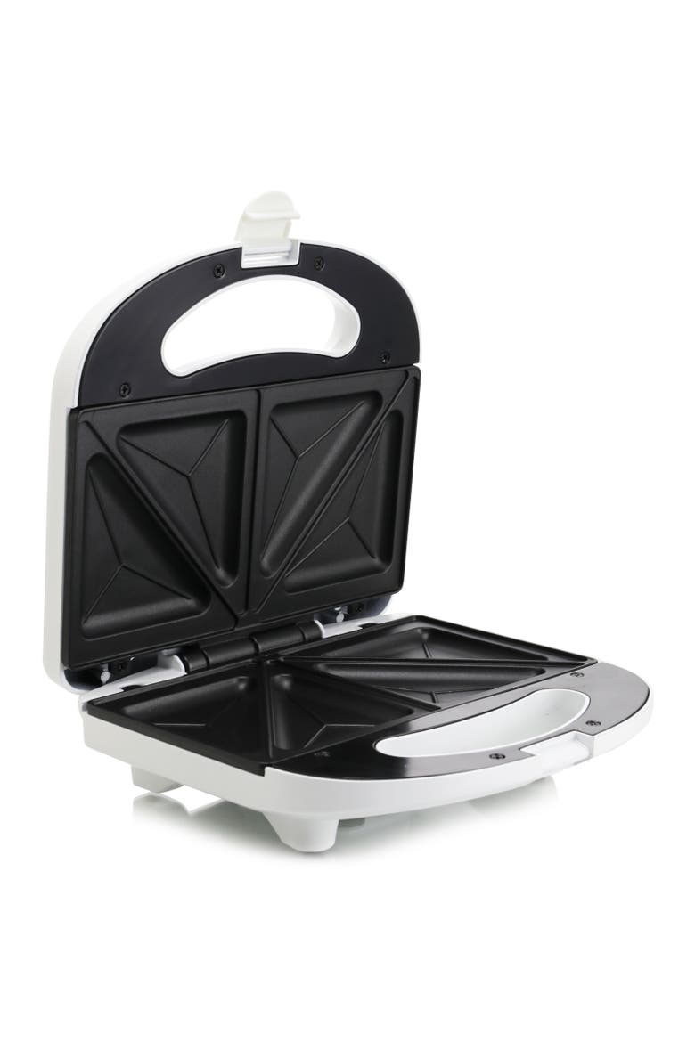 Nonstick Sandwich Maker Grill, Alternate, color, White