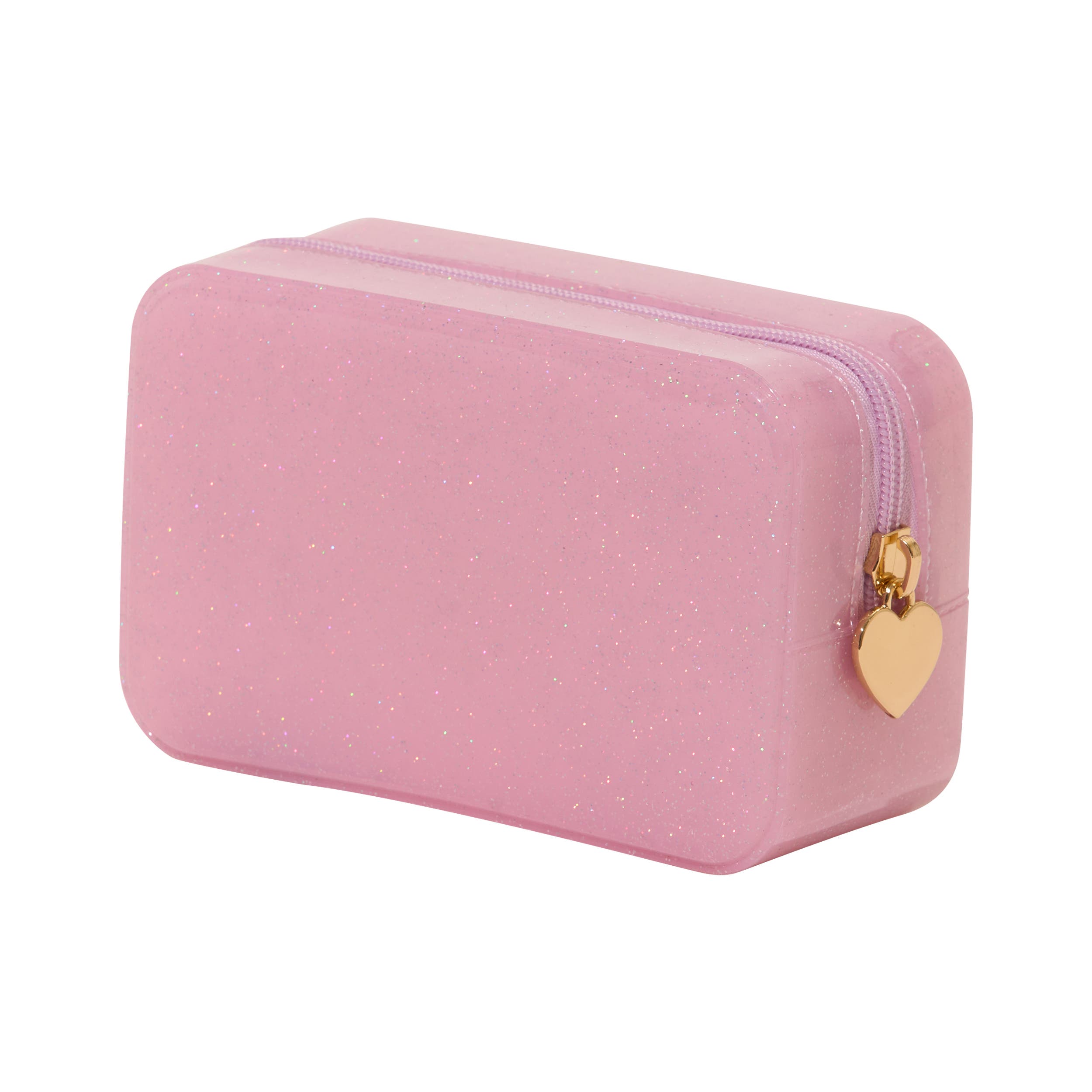 Glitter Jelly Pouch Collection, Main, color, Light Pink