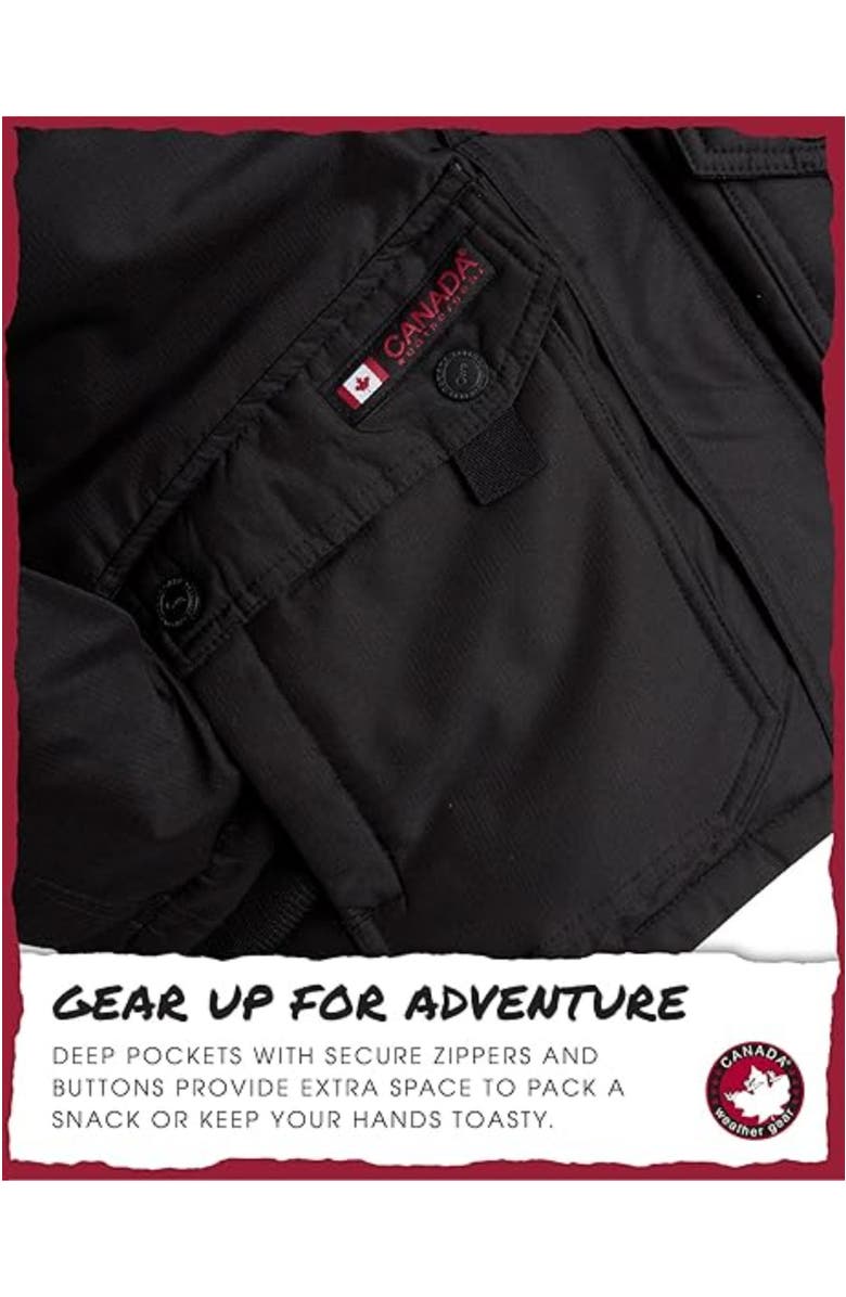 CANADA WEATHER GEAR Boys' Heavyweight Winter Coat, Alternate, color,