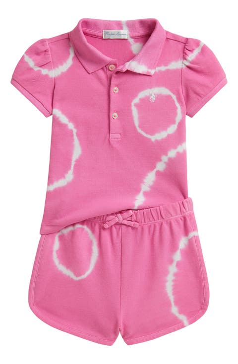 Stretch Mesh Polo & Shorts Set (Baby)