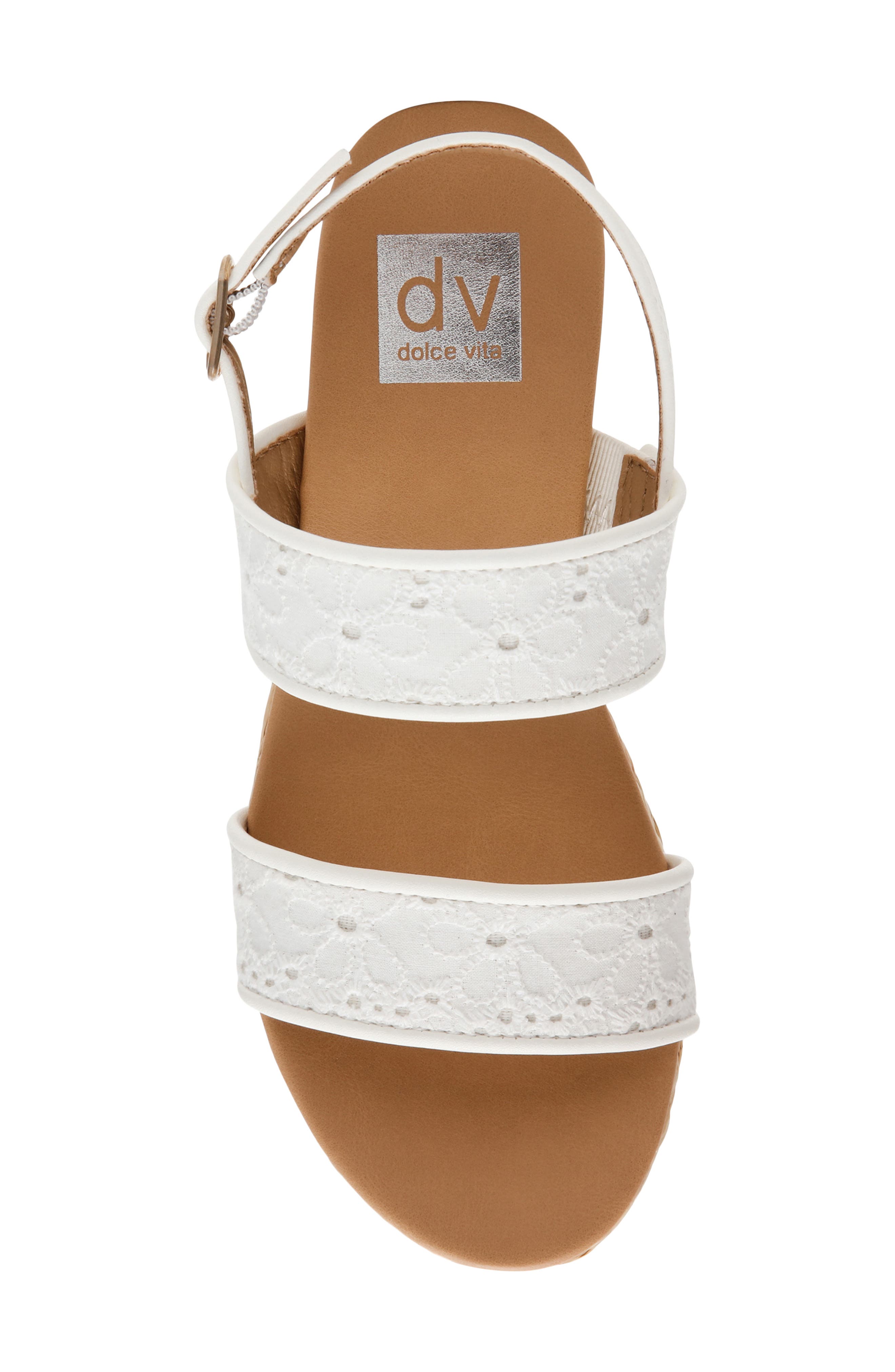 DV by Dolce Vita Kids' Elsha Wedge Sandal, Alternate, color, Ivory