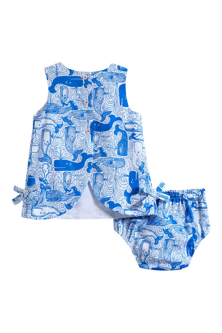 Lilly Shift & Bloomer Set, Alternate, color, NASSAU BLUE THAR SHE BLOWS