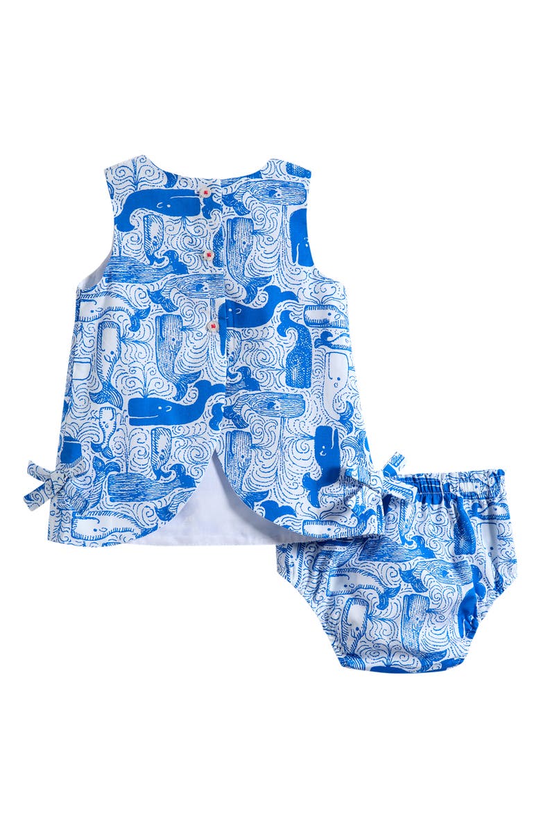 Lilly Pulitzer<sup>®</sup> Lilly Shift & Bloomer Set, Alternate, color, Nassau Blue Thar She Blows