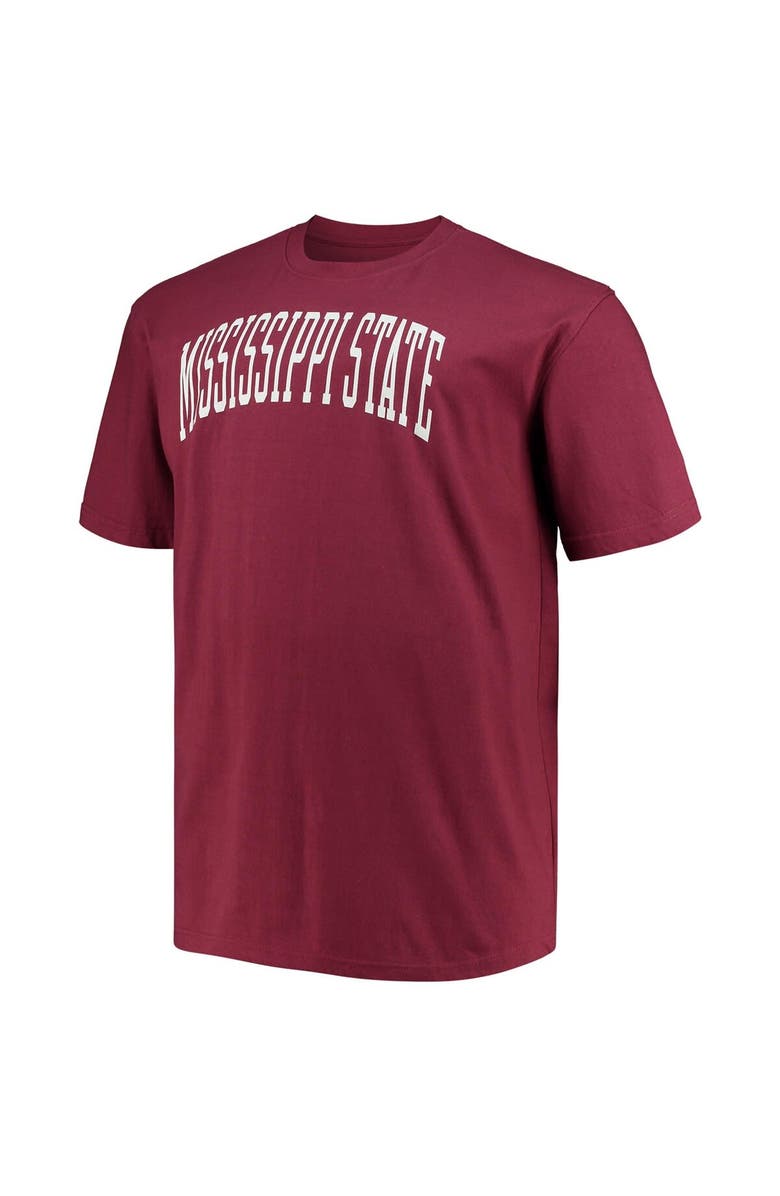 Champion Men's Champion Maroon Mississippi State Bulldogs Big & Tall Arch Team Logo T-Shirt, Alternate, color, Maroon