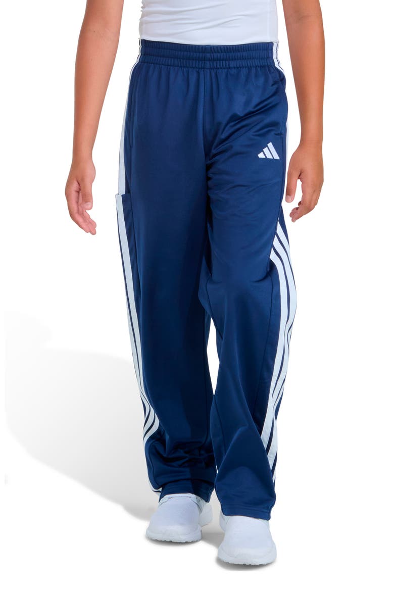 Kids' 3-Stripes Tricot Track Pants, Alternate, color, DARK BLUE