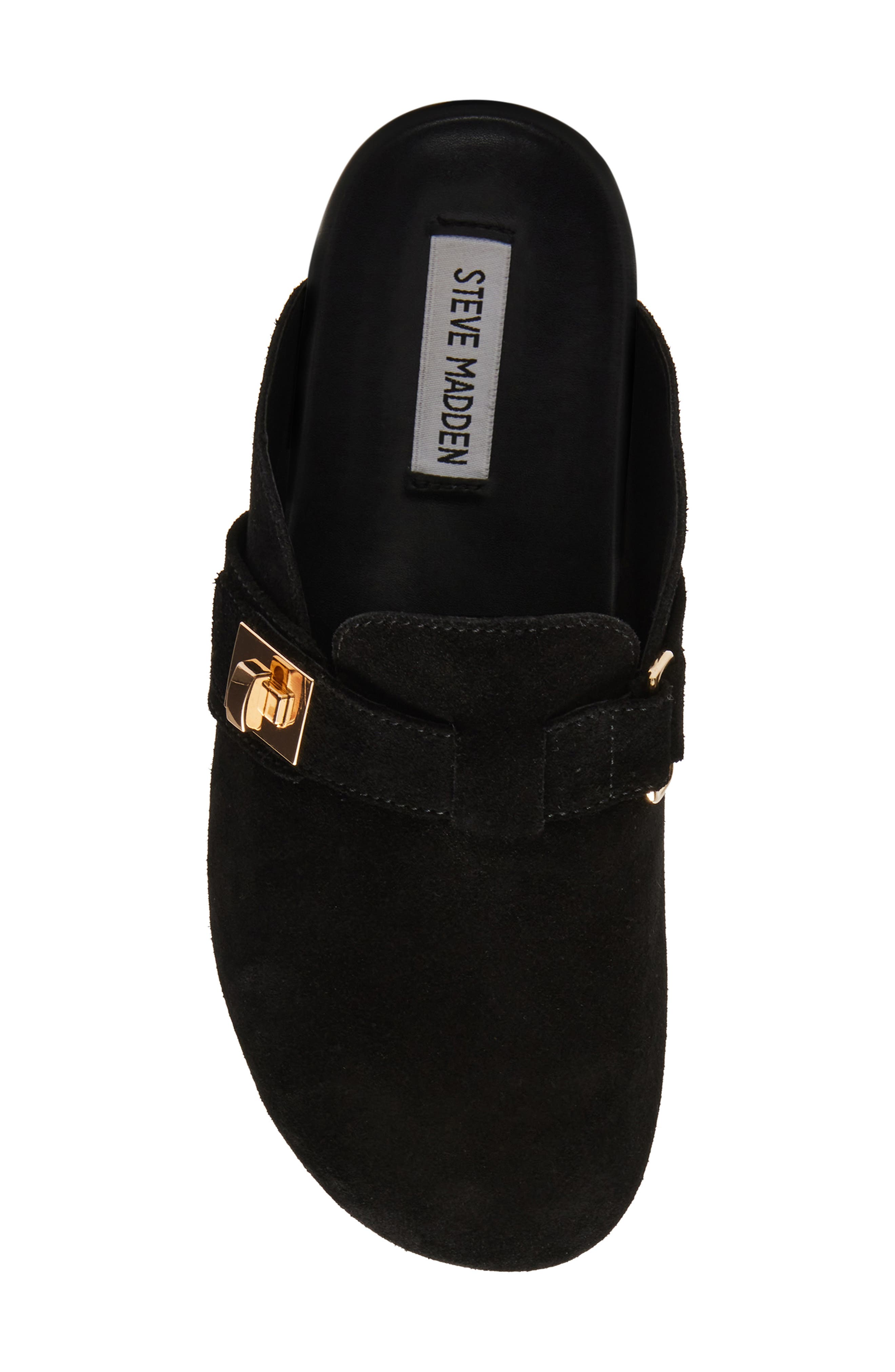 Money Clog, Alternate, color, BLACK SUED