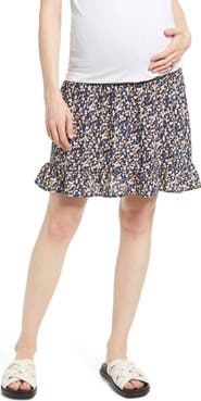 Angel Maternity Floral Maternity Skirt