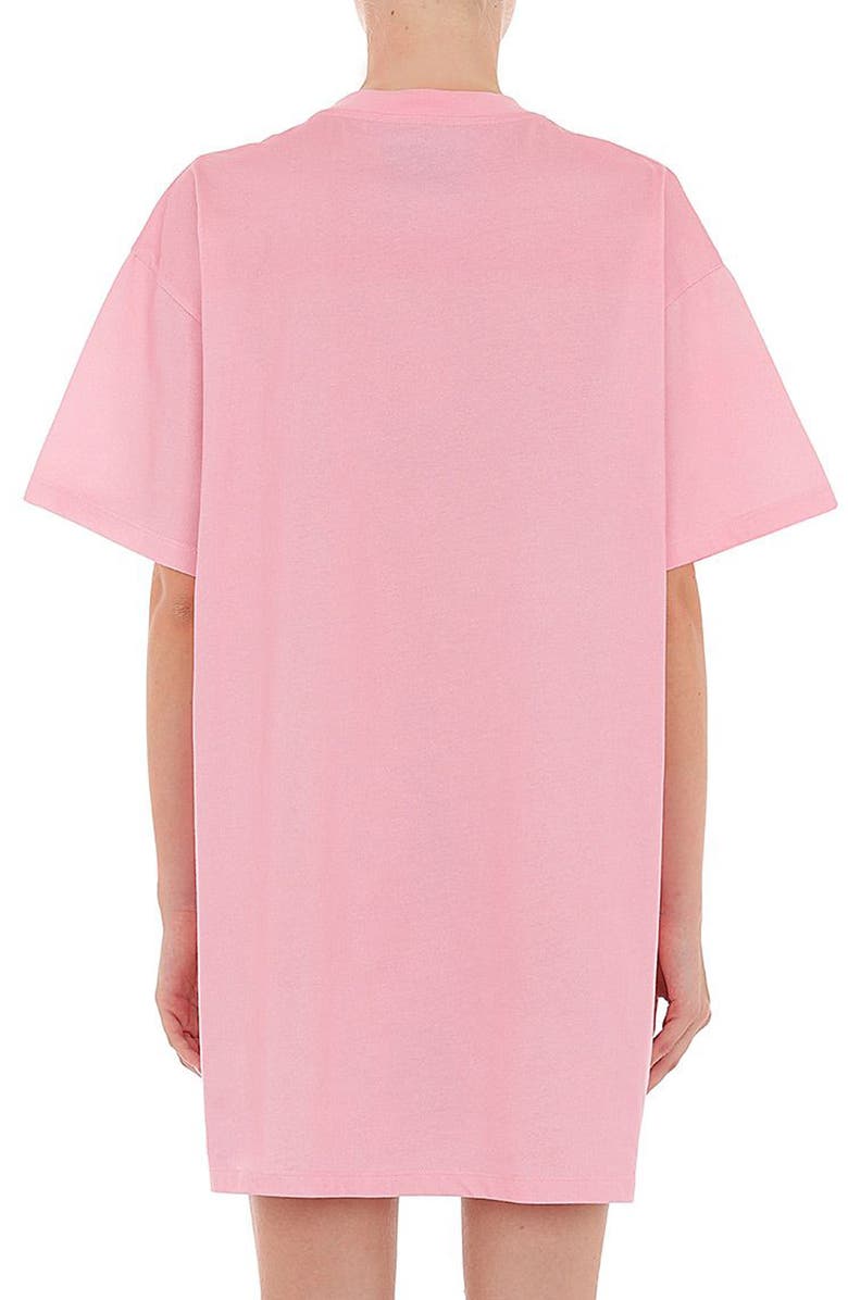 Moschino Illustration Print Cotton T-Shirt Dress, Alternate, color, 