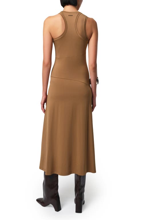 Apparis Lynn Tank Maxi Dress In Saddle Brown